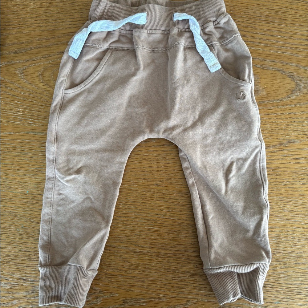 Little Bipsy Light Brown Kids Joggers